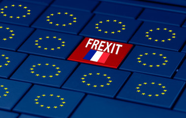 french elections, eu and a pc keyboard