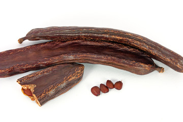 Dried carob