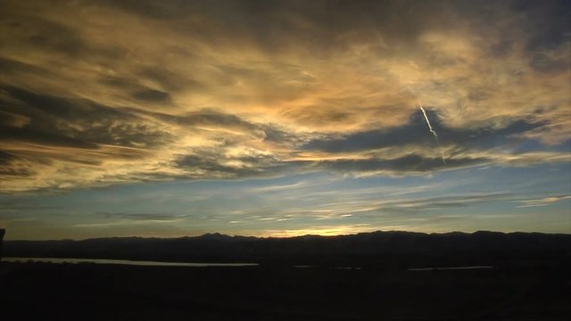 Golden Sunset Mountain West