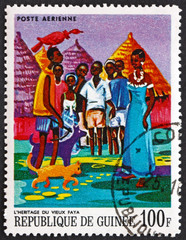 Postage stamp Guinea 1968 Old Faya's Inheritance