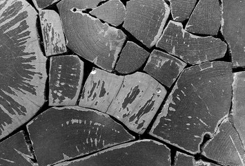 pattern of the surface of wooden stool