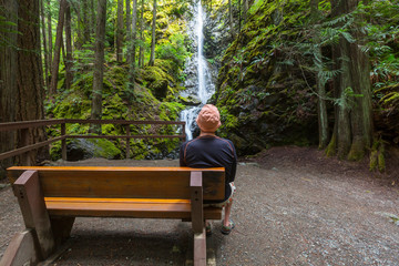 Fototapeta premium Waterfall in Canada