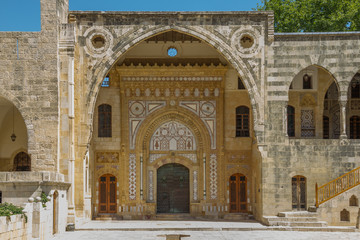 Fototapeta na wymiar Entrance Lebanese Palace Architectural Detail