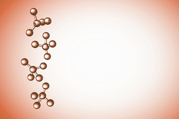Abstract background . DNA molecule with X chromosomes