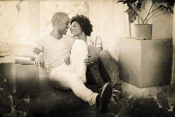 Composite image of grey background