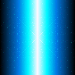 White on Blue Spheres 3D Abstract Background - Futuristic Illustration