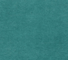 Fototapeta premium Cyan color leather surface.