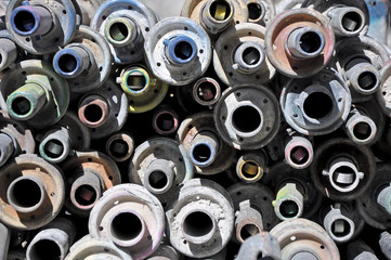 Steek Pipe Stacked former Re-Use