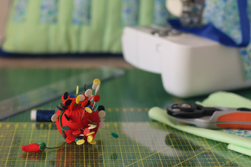 quilted patchwork stages