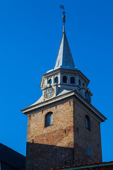Fototapeta premium Tower of Akershus medieaval fortress and castle in Oslo, Norway.