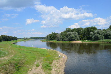 Odra w Nowej Soli/The Oder river in Nowa Sol, Lubusz Land, Poland