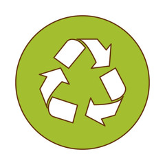 recycle eco friendly related icons image vector illustration design 