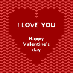 Valentine of graphic elements semicircles