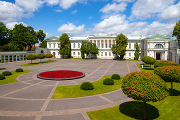 Fototapeta premium The Presidential Palace in Vilnius, the official residence of the President of Lithuania.