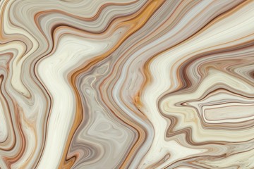 Colorful paintings of marbling, brown marble ink pattern texture abstract background. Can be used for background or wallpaper