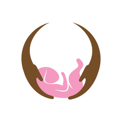 parent love baby icon