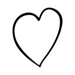 Black silhouette hearts set, Valentine day love adult vintage wedding  invitation logo design