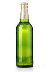 beer in a green bottle