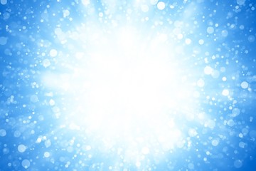 Lights on blue background. digitally generated image of blue light black background