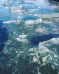 Eisstücke  © biancabrinker