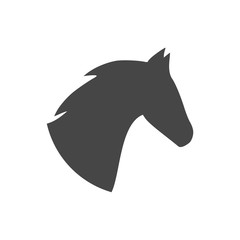 Vector illustration of horse head - Illustration