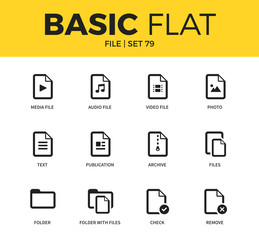 Basic set of file icons