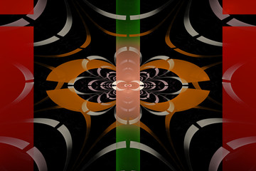 Fractal art background for creative design. Abstract fractal. De