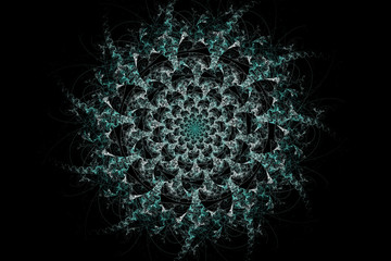 Abstract fractal art for creative design. Magic art background.