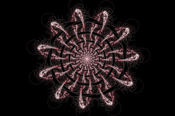 Abstract fractal art for creative design. Magic art background.