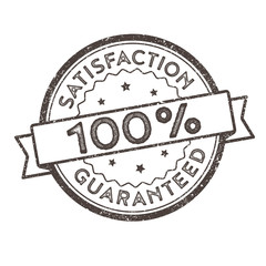 Distressed Vector Stamp Seal -Satisfaction Guarenteed