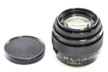 old Photographic lens / Slr vintage lens / 85mm f2.0