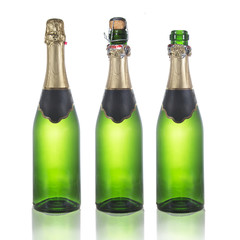 champagne bottles