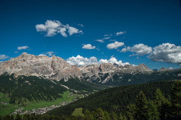 Fototapeta premium alta badia sudtirol 