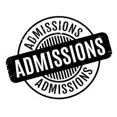 Admissions rubber stamp