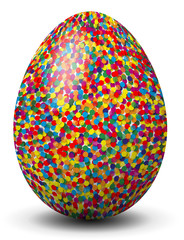 Konfetti Ei, Osterei
