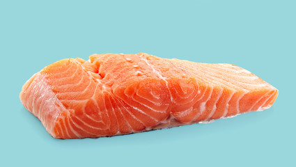 fresh raw salmon