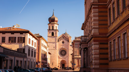 Trento old city square