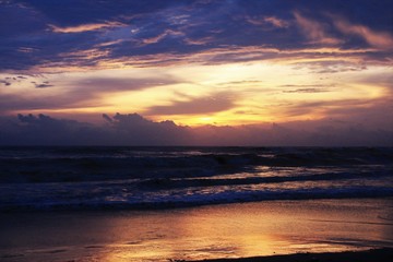 Fototapeta na wymiar Sunset at Beach 3