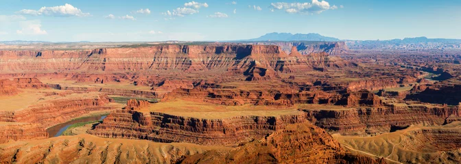 Abwaschbare Fototapete Schlucht Panoramablick auf den Canyon im Dead Horse State Park