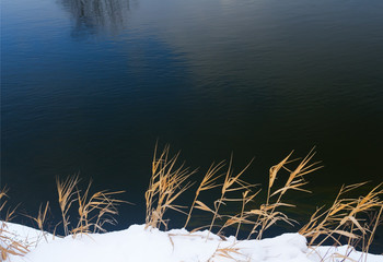 winter river