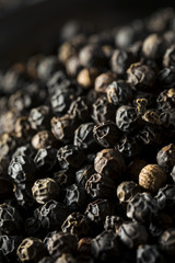 Raw Organic Black Peppercorns