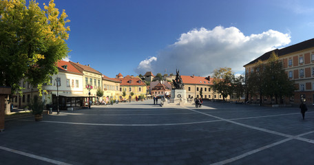 Fototapeta na wymiar Dobo square panorama