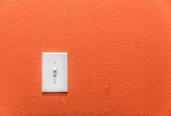  Power switch on the wall.