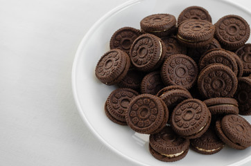 Little Chocolate Cookies The Easy Snack for Relaxing Time.