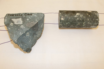 Diamondiferous Kimberlite Rock