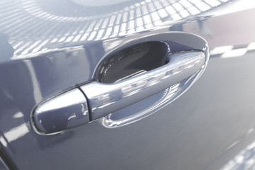 door handles of cars