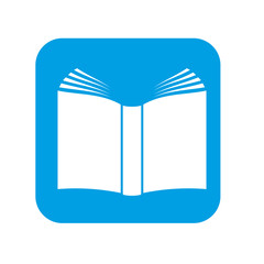 Contour notebook open icon image, vector illustration design