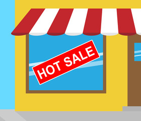 Hot Sale Means Best Deals 3d Illustration
