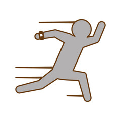 Gray smartphone in the hand loading icon design, vector illustration