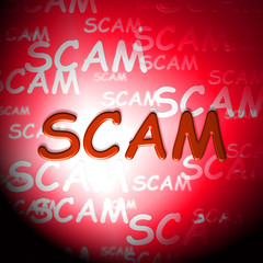 Scam Words Indicating Hoax Deception And Fraud